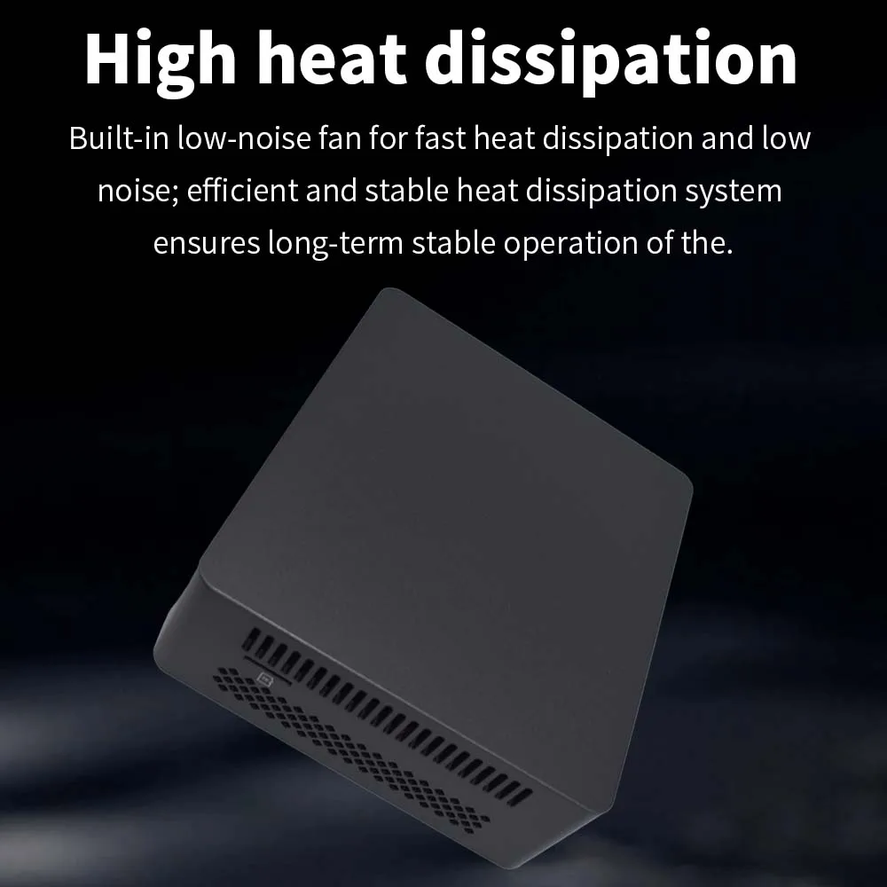 TISHRIC Mini PC Intel 12th Gen Alder Lake N100 SSD AMD DDR5 256/512GB RAW 8/16GB Mini PC PCIE M.2 SSD Dual WiFi Desktop Computer 4