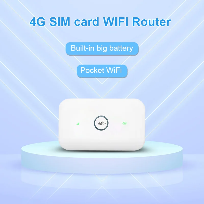 4G router Wireless lte wifi modem Sim Card Router MIFI pocket hotspot 8 WiFi  users built-in battery portable WiFi - AliExpress