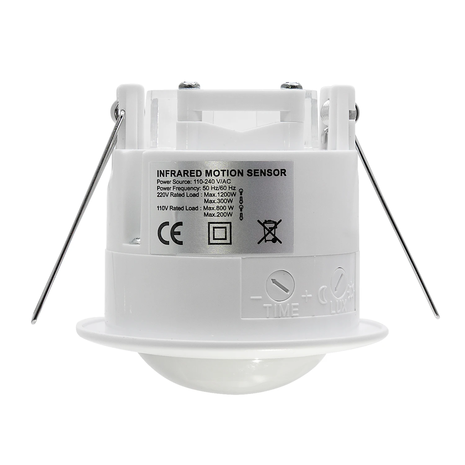 Ceiling-Mounted 360° Motion Sensor with Adjustable Voltage Range