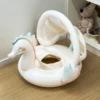 Children's Inflatable Seahorse Float, Adults With Handle Swimming Ring Seat, Women's Summer Swimming Pool Float Beach Water Part 1
