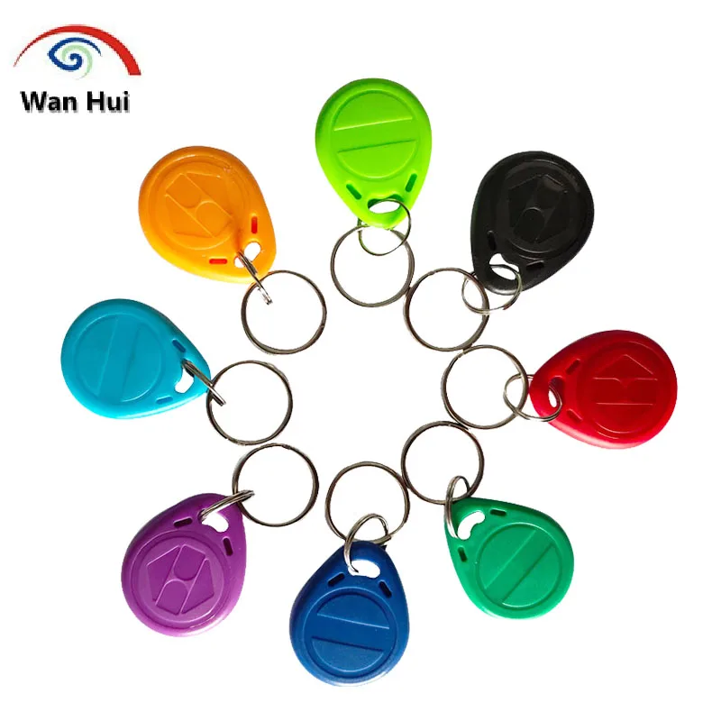 10Pcs EM4305 T5577 Blank Key Tag, RFID Key Fob, Keychain, Contactless Card, NFC Tag, ID, RFID Chip 125khz Rewritable Duplicate