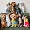 Custom Hot Dog Cat Ugly Zany Pillow, Animals Pillows,Personalized Pet Pillow from Photo,Pet Loss Memorial Gift,Pet Lover Gift 1