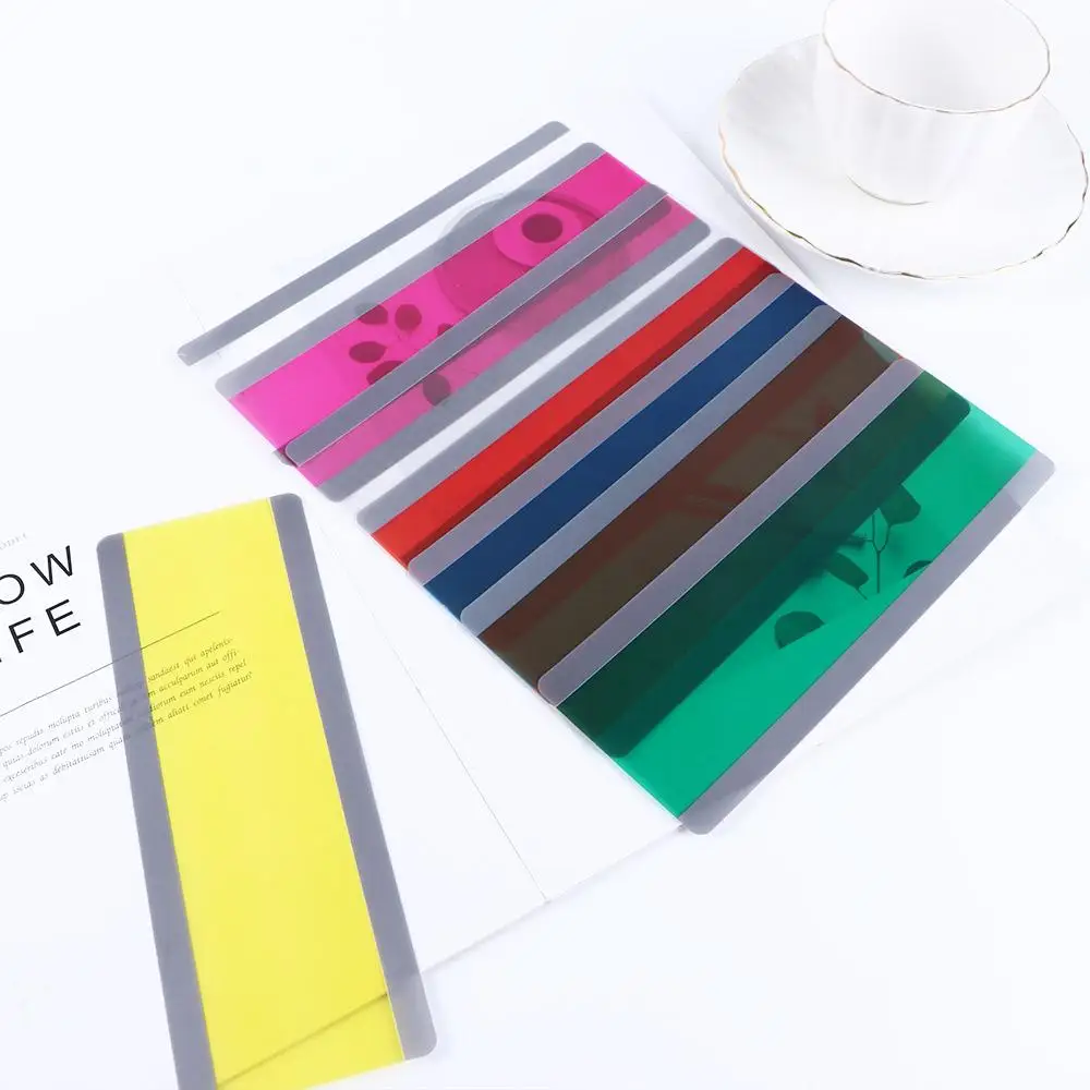 Rulers For Dyslexia People Transparent Reading Bookmarks Reading Highlight Strips Highlight Bookmarks Guide Strip