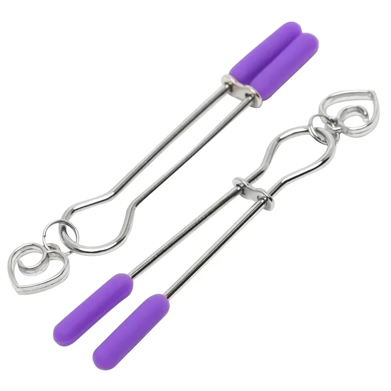 Adjustable Nipple Clamps Metal Nipple Breast Bondage Restraint Play Fetish Slave Flirting Sex Toy For Women sex party toys erotic sex toy sex toys nipple clamp sex bondage toys