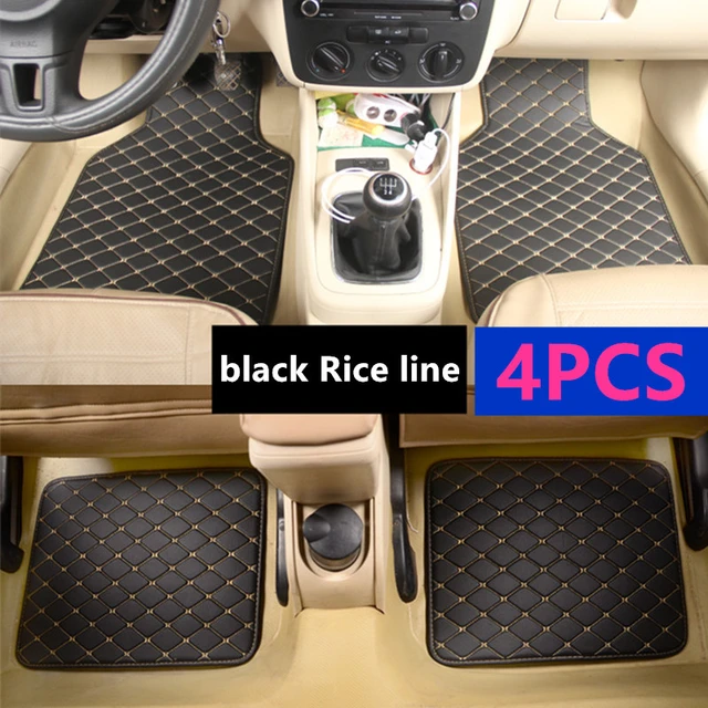 2pcs/4pcs Tapis Sol Voiture Universels Imperméables Ensemble