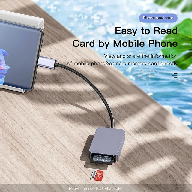 UHS-II USB C Card Reader SD 4.0 Card Reader SD Card Reader Micro SD Card Reader для ноутбука, телефона Macbook PC Card Reader 5