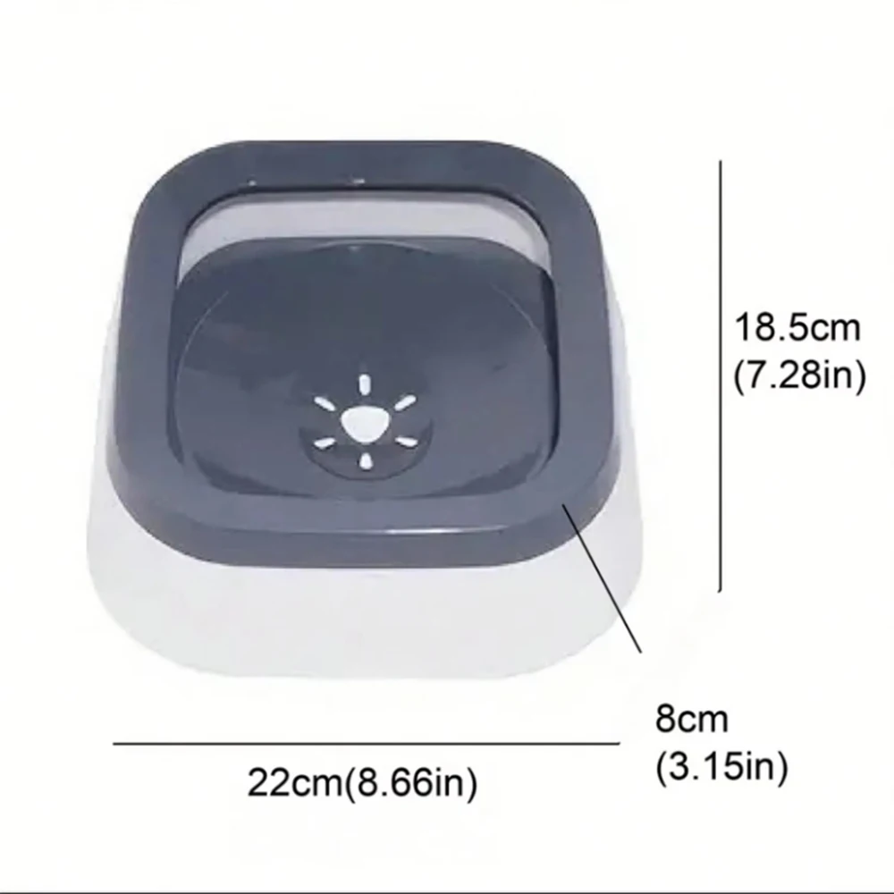 Anti-splash Water Bowl For Dogs 1L Large Capacity Drinker Drinking Bowls Dog Waterer For Puppy Cat Pet Accessories 2