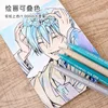 162/4 Colors Glitter Effects Gel Pen1.0mm/0.5mm Large Capacity Student Writing Pen Painting Drawing School Supplies Stationery 5