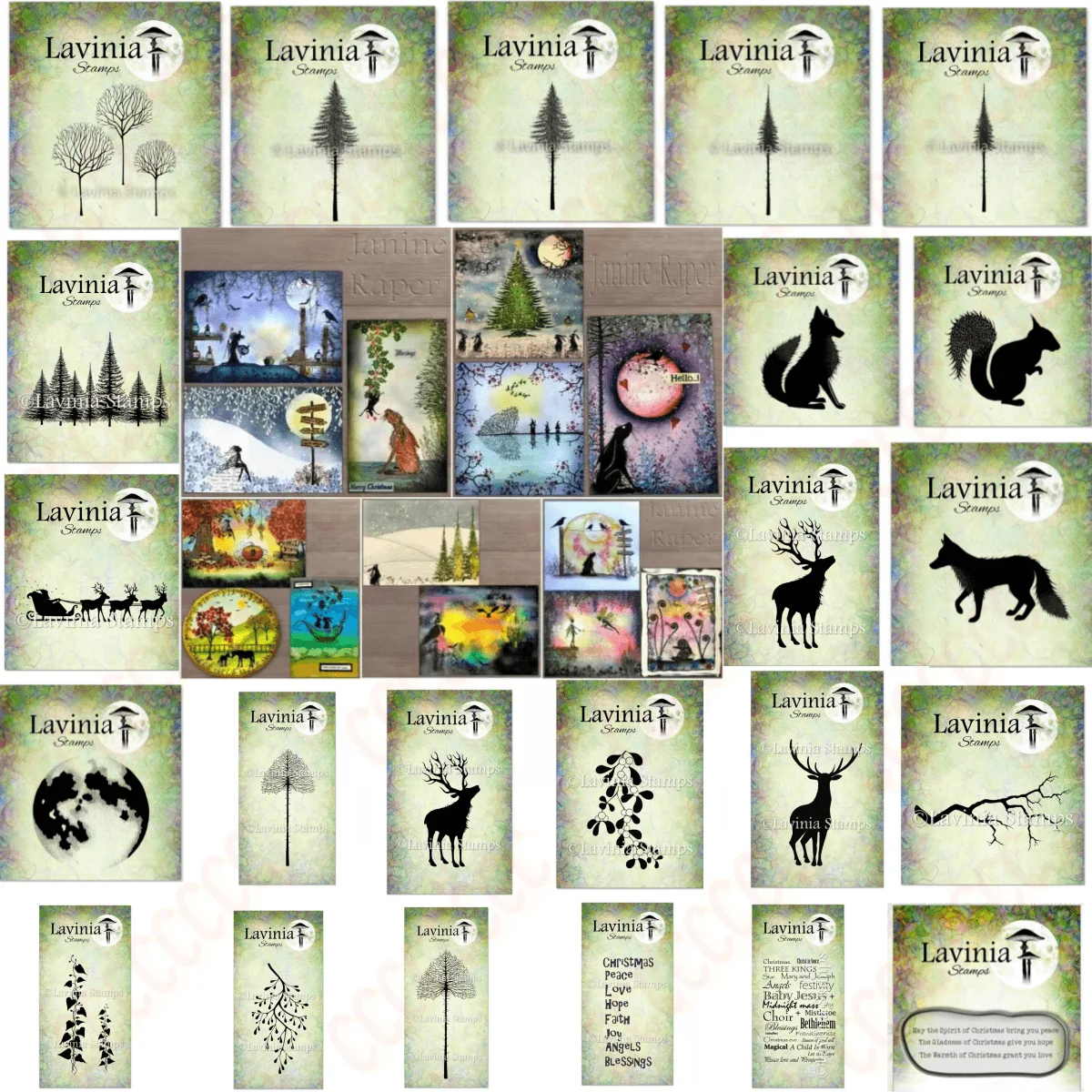 2023 New Christmas Animal Tree Collection Clear Stamps Scrapbooking Supplies Gift Paper Card Album Diy Craft Template Arrivals