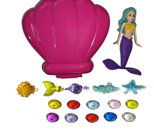 Mermaid Pool Toy Shell Funny Spin Princess Floats Summer Swimming Water Toys Magical Floating Shell Gifts Bath Toys Toddler Toys 5