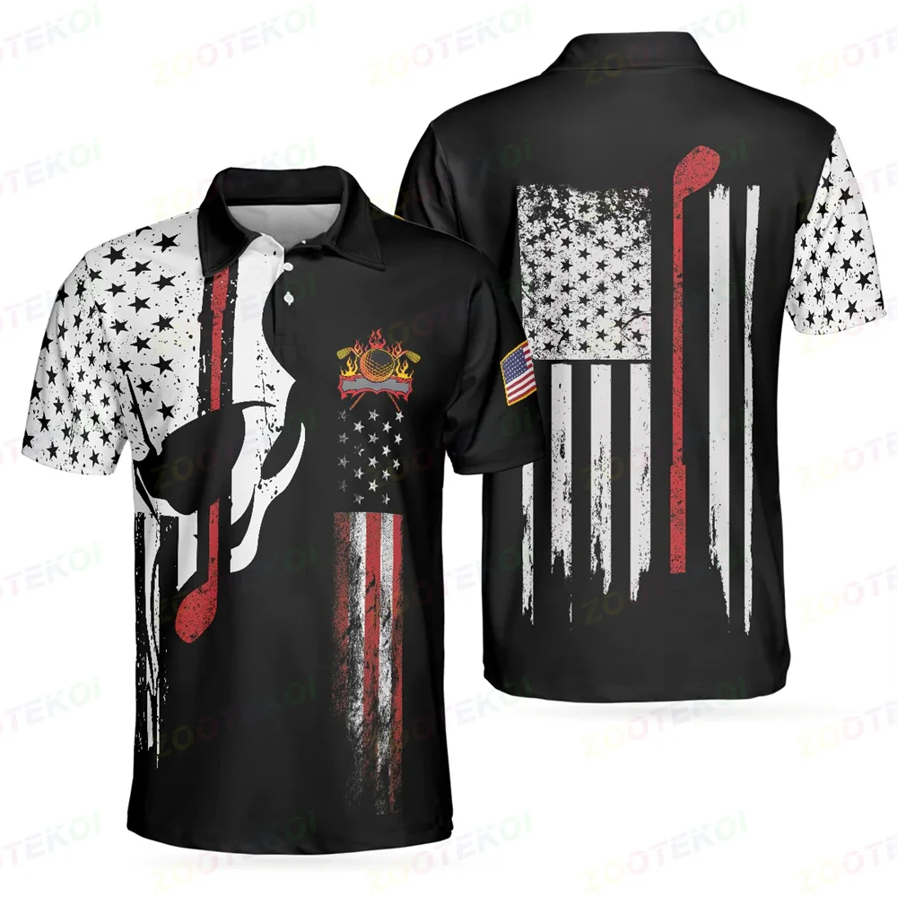 2022 New Branded Polo Shirts Men's Printed Golf Tennis Breathable Quick Drying And Comfortable Polo Shirts Casual Short Sleeves