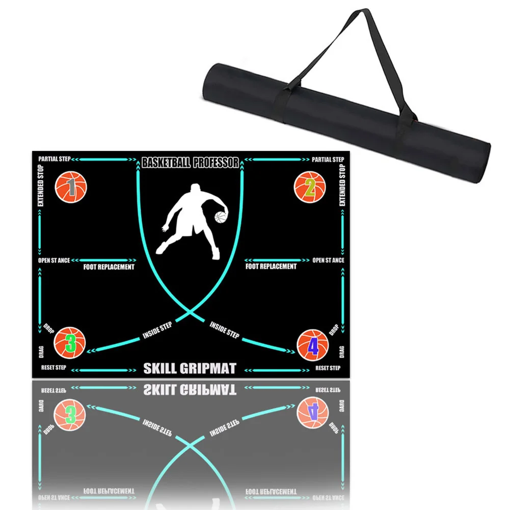 Basketball Practice Equipment Non-Slip Basketball Training Mat Shock Absorbing Silent for Youth and Adult Ball Control Training