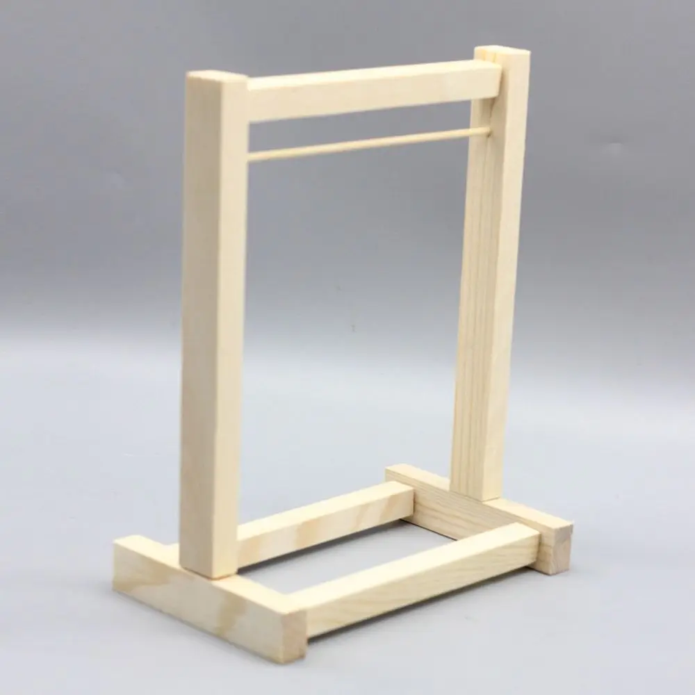 Dollhouse Supplies Doll Clothing Hanger Mini Wooden Dollhouse Furniture Toys Pretend Play Simulation Garment Organizer Children
