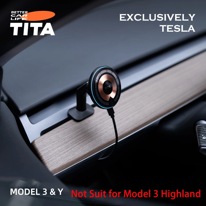 1pc draadloze opladers voor snelladen van de tesla
