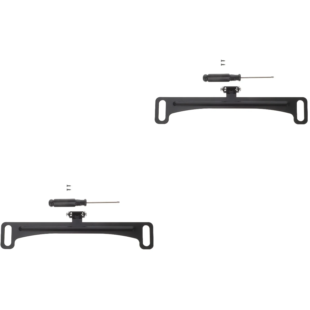 

2 PCS License Plate Bracket Holder for Reverse Camera Trailer Car Security Products Backup Metal Rearview Mount