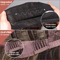 Perruques courtes à reflets bruns avec frange, cheveux naturels ondulés pour femmes blanches, perruque Bob synthétique résistante à la chaleur, longueur d'épaule 5