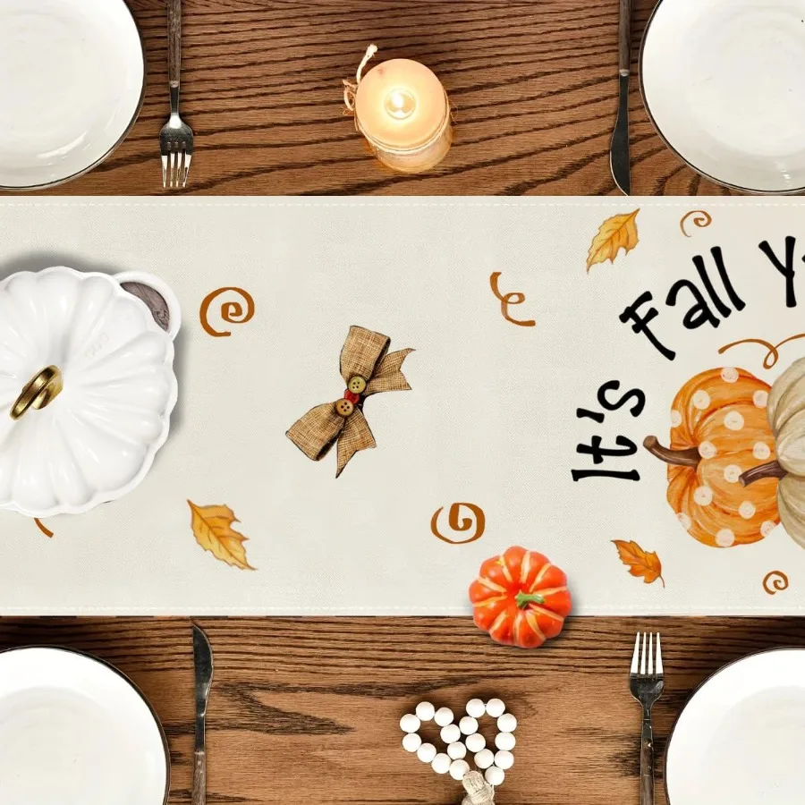 Fall Pumpkin Table Runner 6