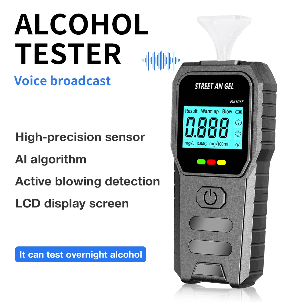 Product Breathalyzer Breath Alcohol Tester for Personal & Professional Use