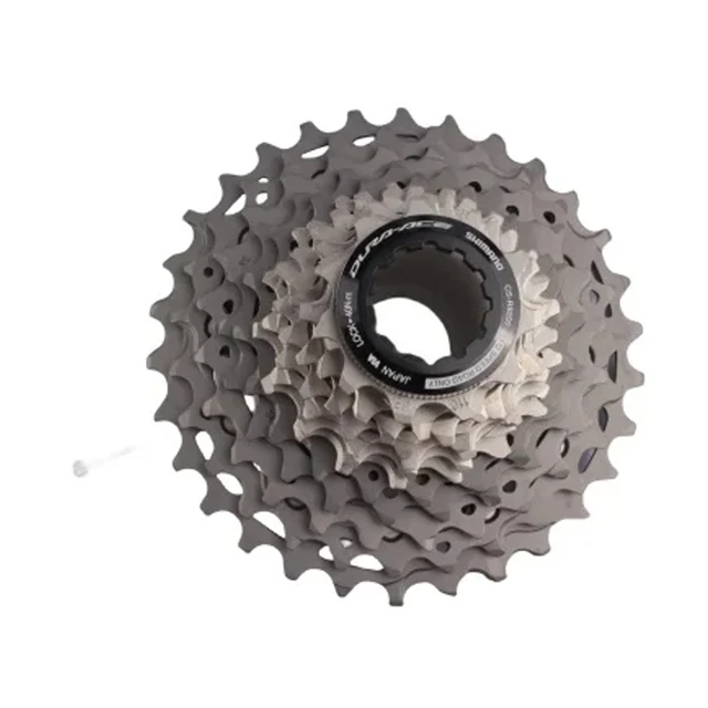 【ひかるーぼ】Shimano Dura-AceCS-R920011ー34T Shimano Dura-Ace CS-R9200 Cassette - 12-Speed, 11-34t, Gray