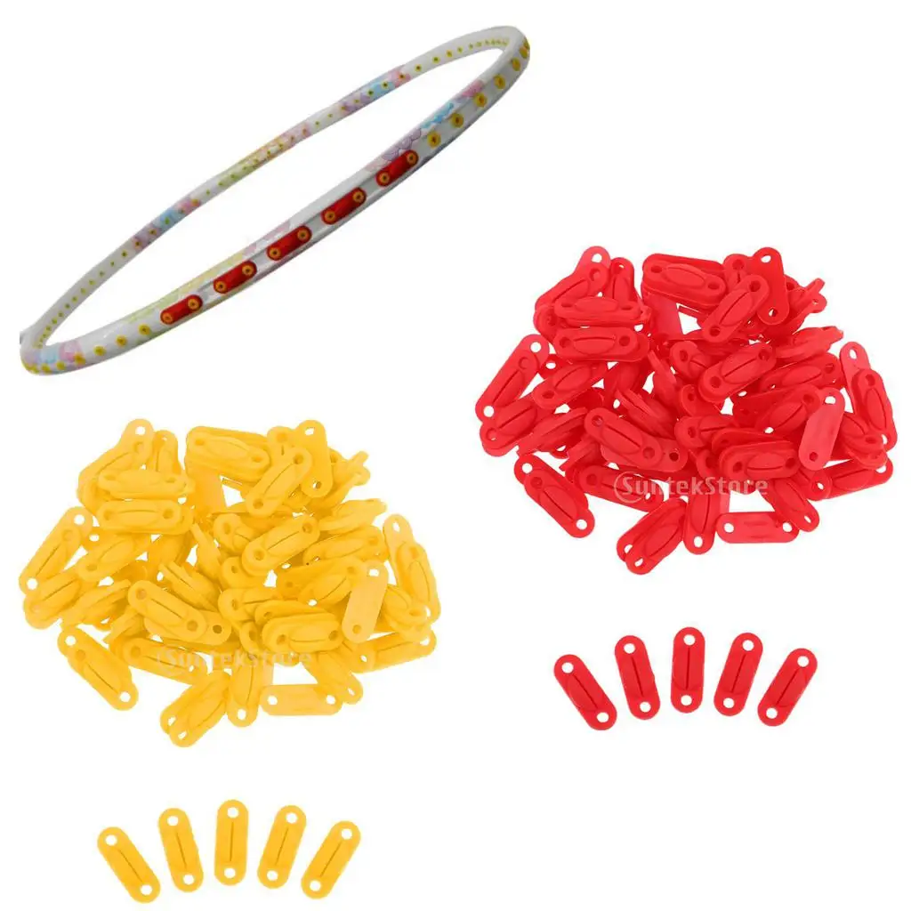 100pcs Badminton Rackets Maintaining Grommets String Tubing 1.1x0.4