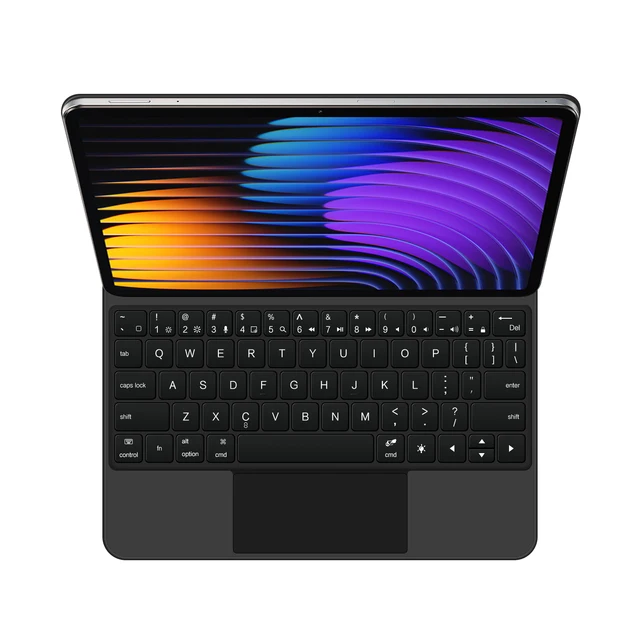Teclado Con Touchpad Para Xiaomi Pad 7/7 Pro - Funda Con Teclado Español Ñ, Bluetooth, Verde Claro