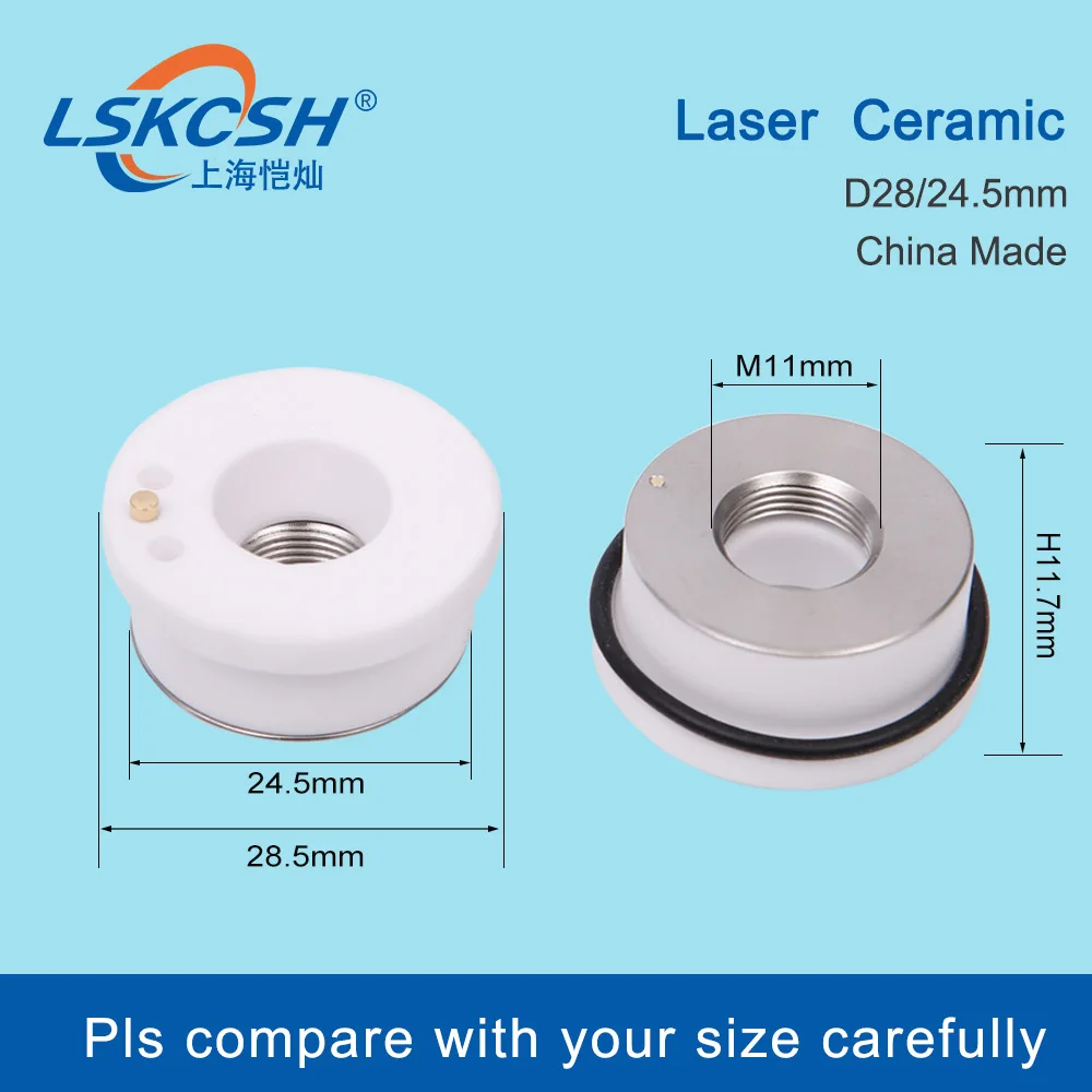 Fiber Laser Ceramic Nozzle Holder For Laser Cutting Machine With Laser Module, Laser Machine Spare Parts, Laser Nozzle Holder Ring