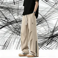 Male Vintage Cargo Pants Streetwear Wide Leg Pants Men Fashion Men Trousers Loose Casual Baggy Jogging Sweatpants Joggers Men