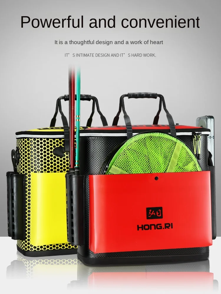 

Bucket Integrated Multifunctional Thickened Trolley Case Fishing Bag Special Fish Barrels Fish Besketb Bag