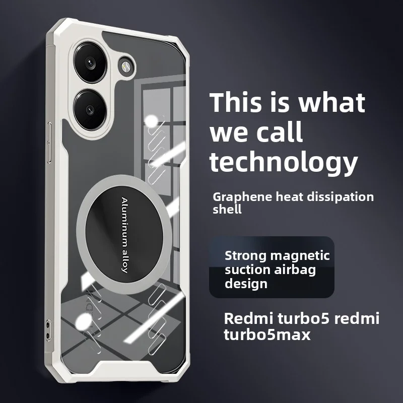 Enhanced Heat Dissipation Magnetic Protective Phone Case - Hard PC Back Cover