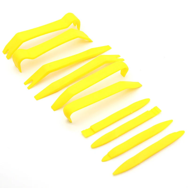 

10Pcs Car Removal Tool Car Radio Door Clip Panel Trim Dash Auto Radio Removal Pry Tool Automobile Interior Disassemble Kit