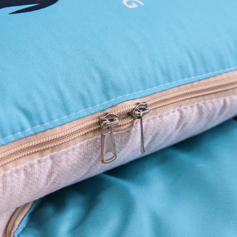 2 In 1 Pillow Travel Quilt Blanket Cartoon Thick Throw Pillow Portable Foldable Air Conditioner Cushion Blanket Car Sofa Office