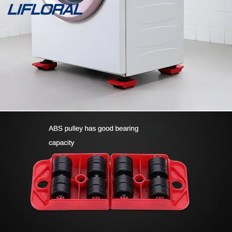 Moving Universal Wheel Furniture Heavy Object Mover Tools Transportling Large Items Household Single Person Labor-saving Pulley 3