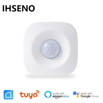 Tuya Smart Home ZigBee WIFI PIR Motion Sensor Detector Movement Sensor APP Remote Controller security protection For Alexa 1