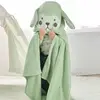 Thickened Bath Towels Cute Children Newborn Baby Super Soft Absorbent Pure Cotton Hooded Cloak Bath Towel Can Be Worn Blanket 6