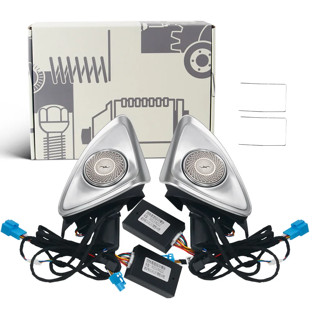 7/64 لون 4D مكبر الصوت الدورية المتكلم لمرسيدس بنز W213 W205 X253 GLC W222 C/E/S-Class سيارة ثلاثة أضعاف  الضوء المحيط