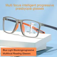 Nouveau TR90 Anti-lumière bleue multifocale lunettes de lecture hommes femmes progressif proche loin lunettes ultralégères sport Farsight lunettes 1