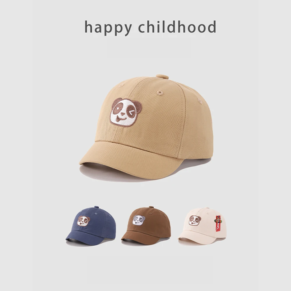 

Children's Hats Spring And Winter Baseball Caps For Boys Kid's Sun Hat Fashion Autumn Bear Girl Peaked Cap