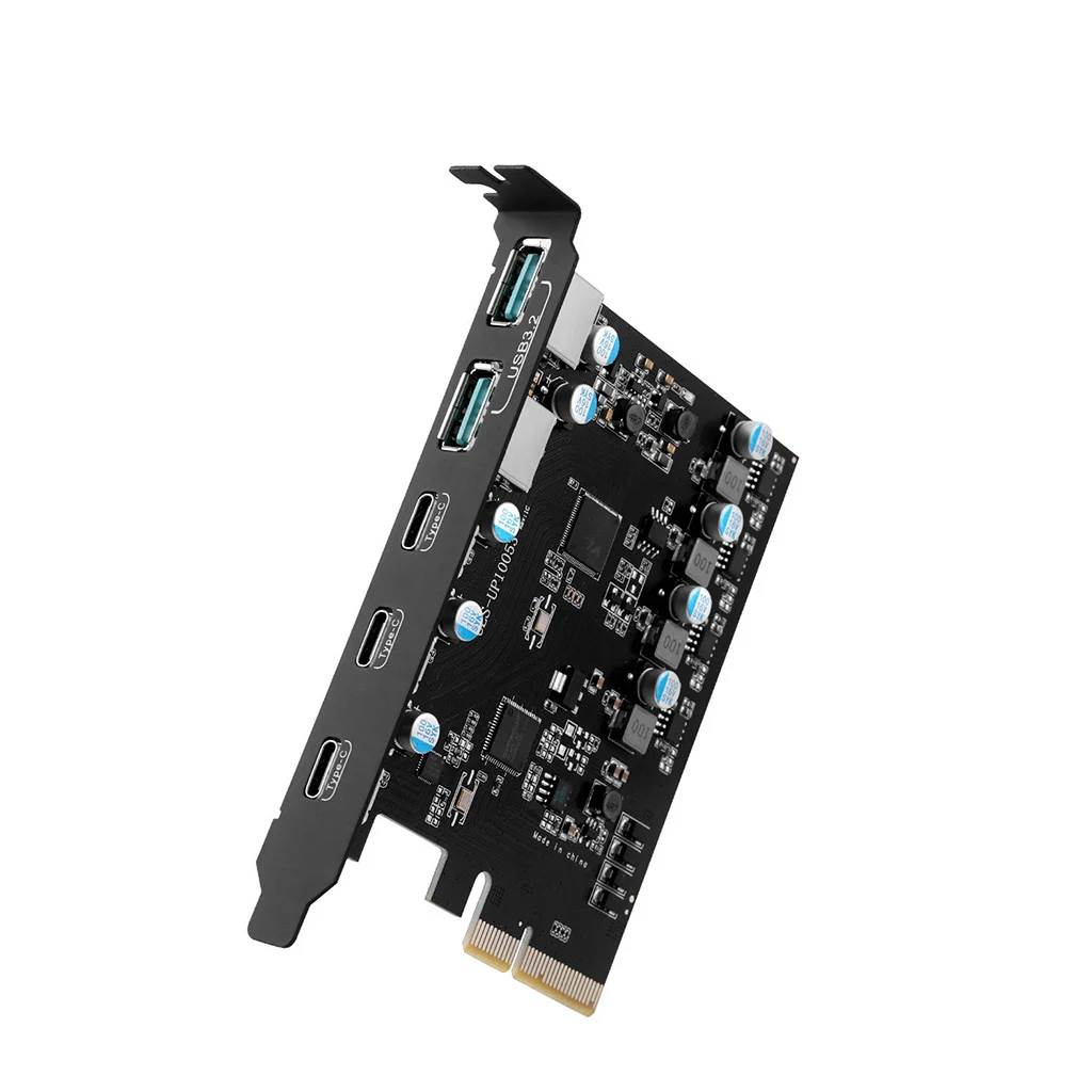 RR USB3 2 Gen1 PCIE Expansion Card 5Gbps Speed with 2xUSB A+2xType C Fast Transfer | Malaysia