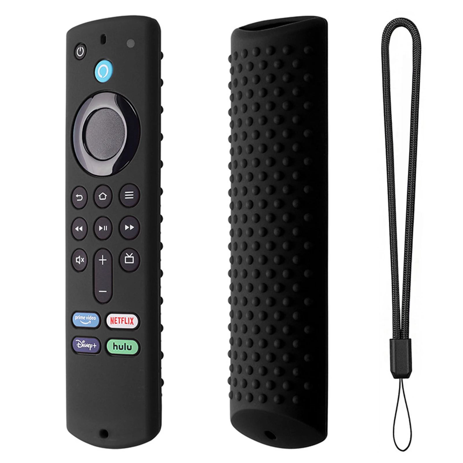 1/2PCS Protective Case Cover Silicone Sleeve Shockproof Anti-Slip Replacement For Amazon Fire TV Stick 4K Max Remote Contro 2