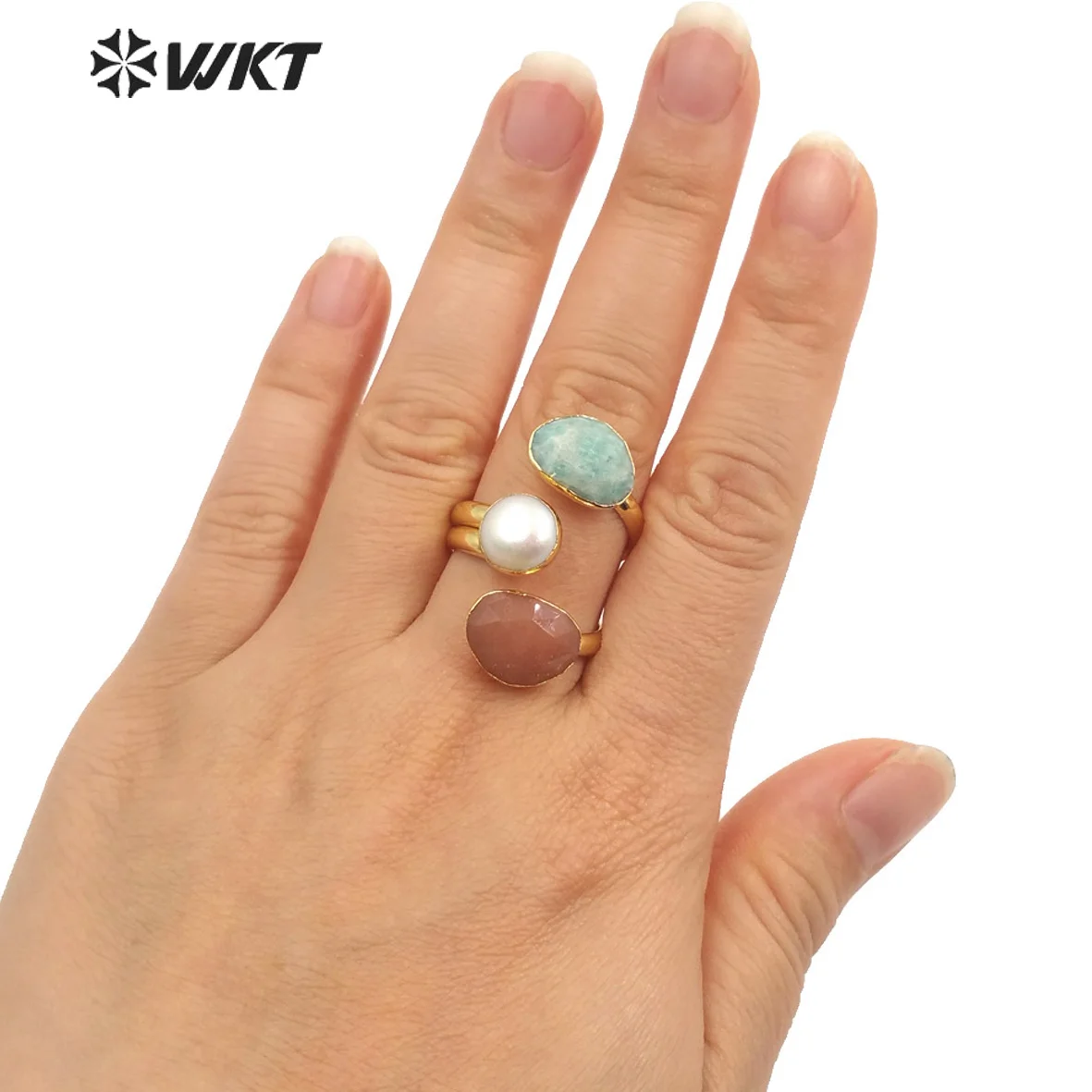 Oval Shaped Turquoise And Diamond Ring 14K Rose Gold Women Wedding Bridal  Anniversary Ring - Oveela Jewelry