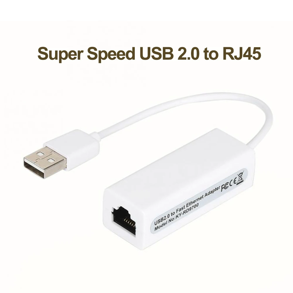 Adattatore Per Scheda Di Rete Lan Usb 2.0 Portatile Da Micro Usb A Rj45 10/100Mbps Per Pc Laptop Windows Xp 7 8