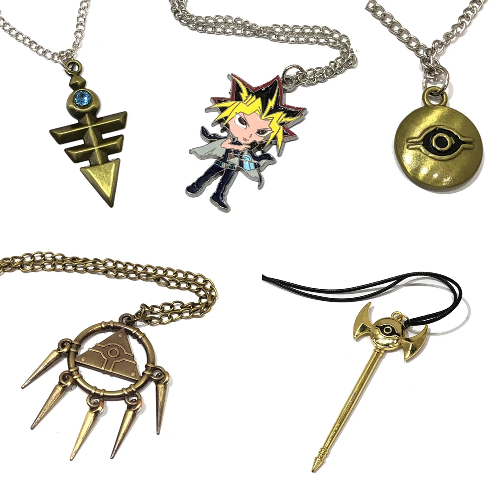 Yu-Gi-Oh! Duel Monsters Necklace Yugi Muto Ryou Bakura Mai