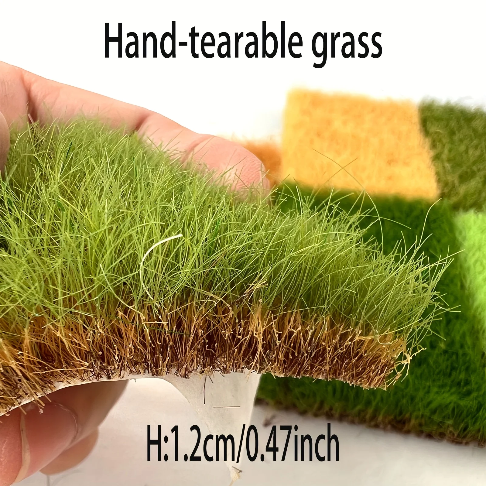 Height 1.2-1.6CM Static Grass Tuft Model Grass Cluster Terrain Artificial Plant Vegetation DIY Sandtable Train Landscape Diorama Height 1.2-1.6CM Static Grass Tuft Model Grass Cluster Terrain Artificial Plant Vegetation DIY Sandtable Train Landscape Diorama