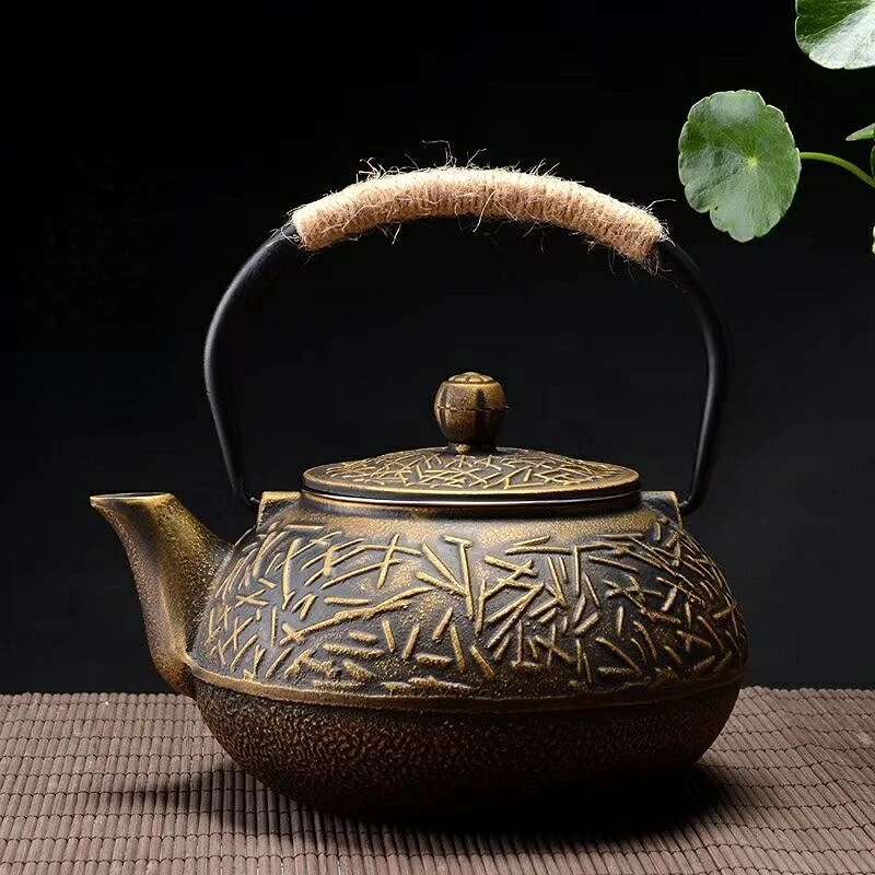 Ordinary Cast Iron Teapot Handmade Teapot Mini Cast Iron Kettle Teapot Tea Set Chinese Tea Set Filter Tea Set