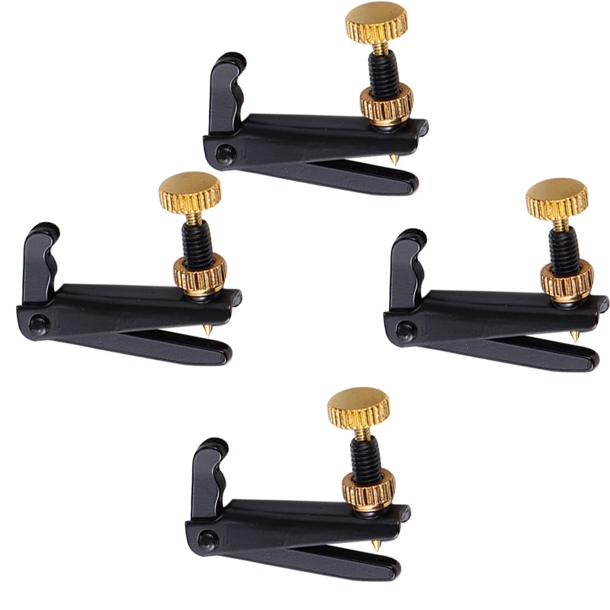 

12 pcs Practical Violin String Adjuster Violin String Adjuster (Black)