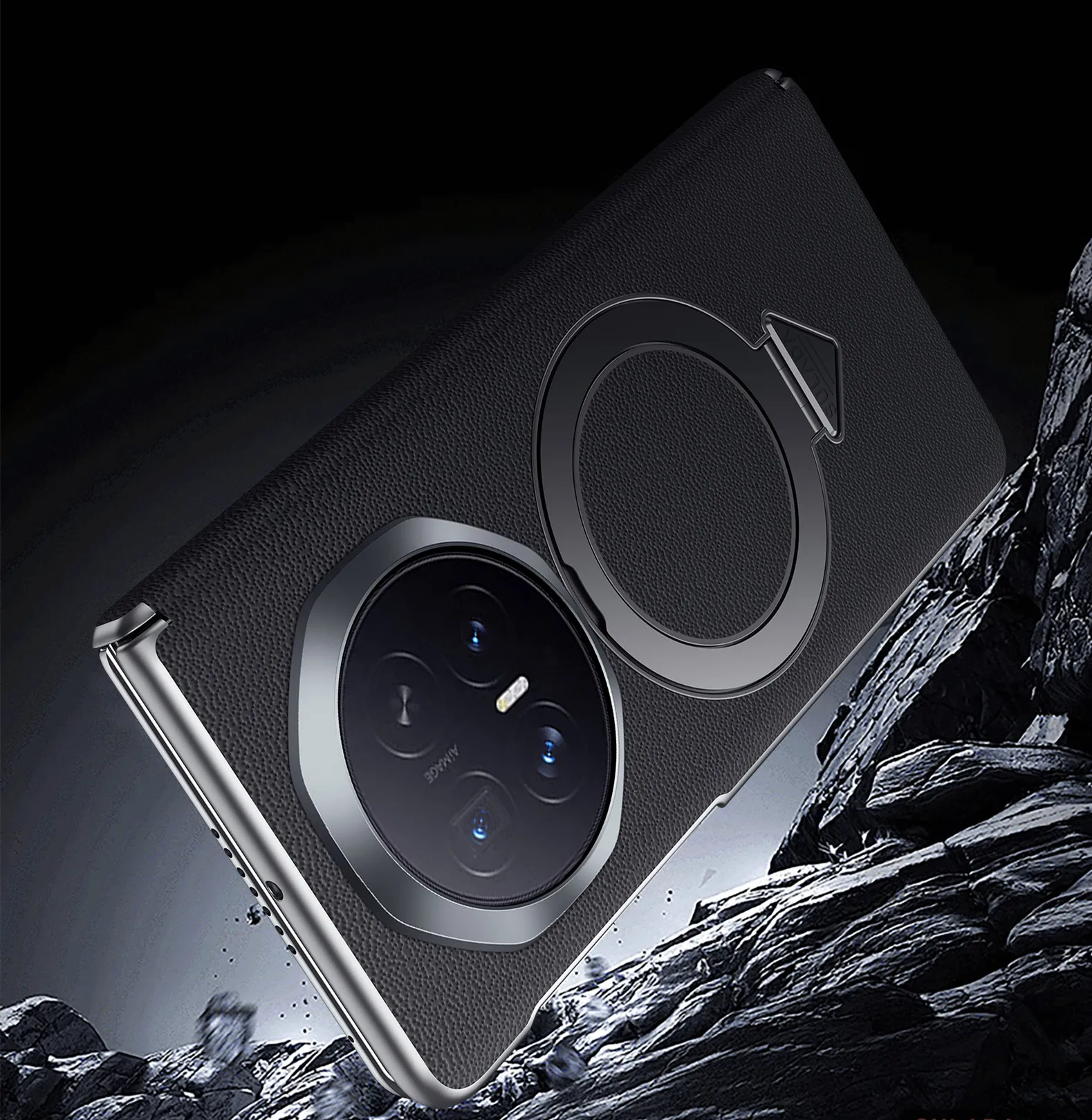 Honor Magic V6 Leather Magnetic Handle MagSafe Case with Hinge Protection by SULADA 19 Honor Magic V6 Leather Magnetic Handle MagSafe Case with Hinge Protection by SULADA 11