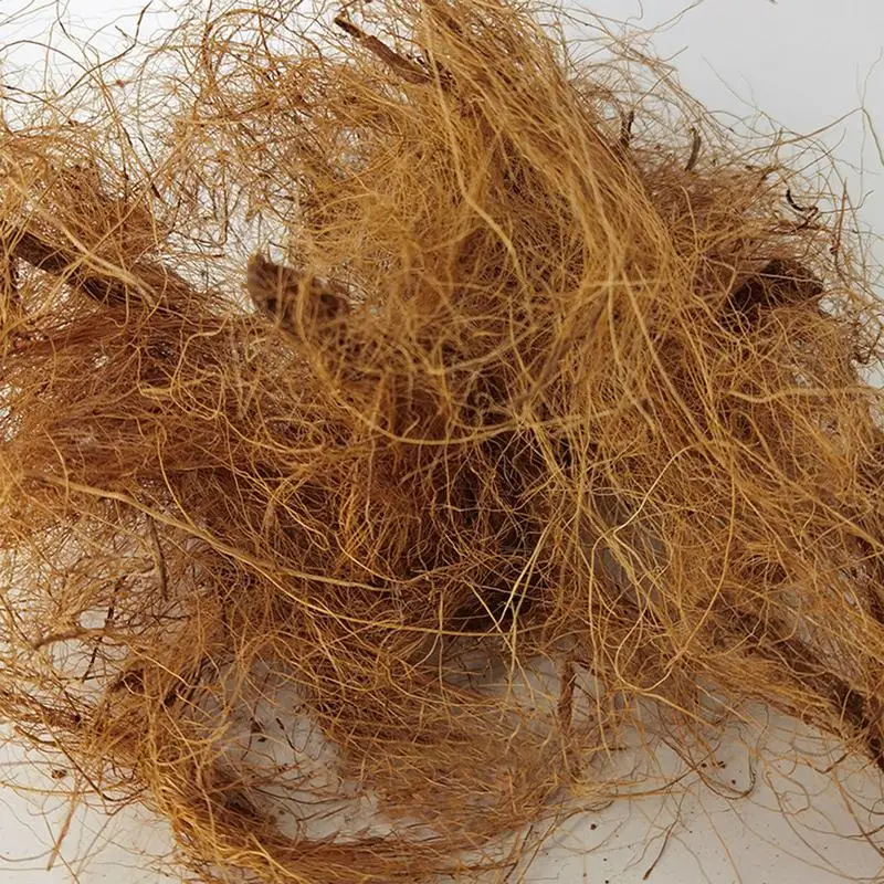 Coconut Fiber Pad Natural Coconut Palm Fiber Pad Mat Carpet Nest Building Hiding Out Bird Supplies 250g For Pet