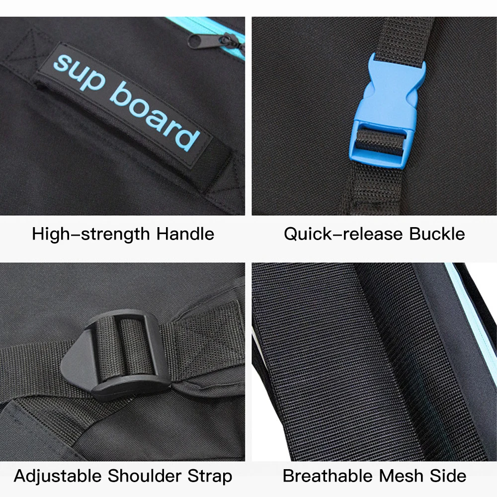 KOETSU-mochila de viaje para tabla de Surf inflable, bolsa de transporte para tabla de Surf, savia, 80L/ 105L