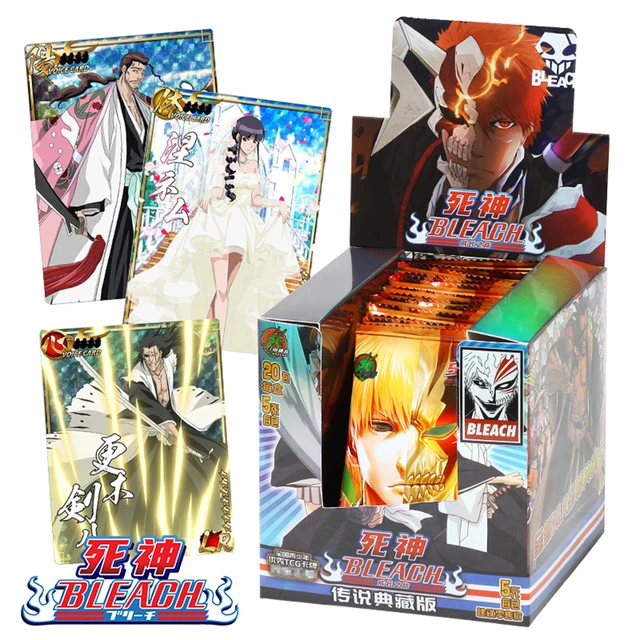 Newest Original Bleach Japan Anime Collection Card Cartas Games Battle Card  for Children Birthday Gift Carte Juego De Cartas