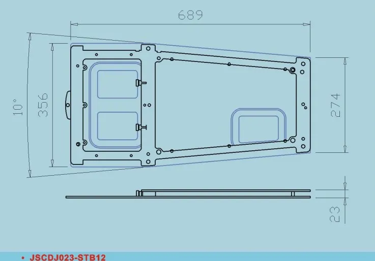 023 Professional Audio Accessories Line Array Kudo Aluminum Rigging Parts for 12 inch PA Speaker